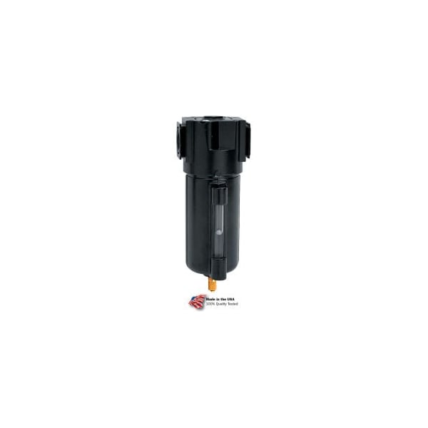 Arrow Pneumatics Arrow Standard Particulate Filter F354FW, Zinc Bowl & Float Drain, 1/2" NPT, 175 PSI F354FW - main